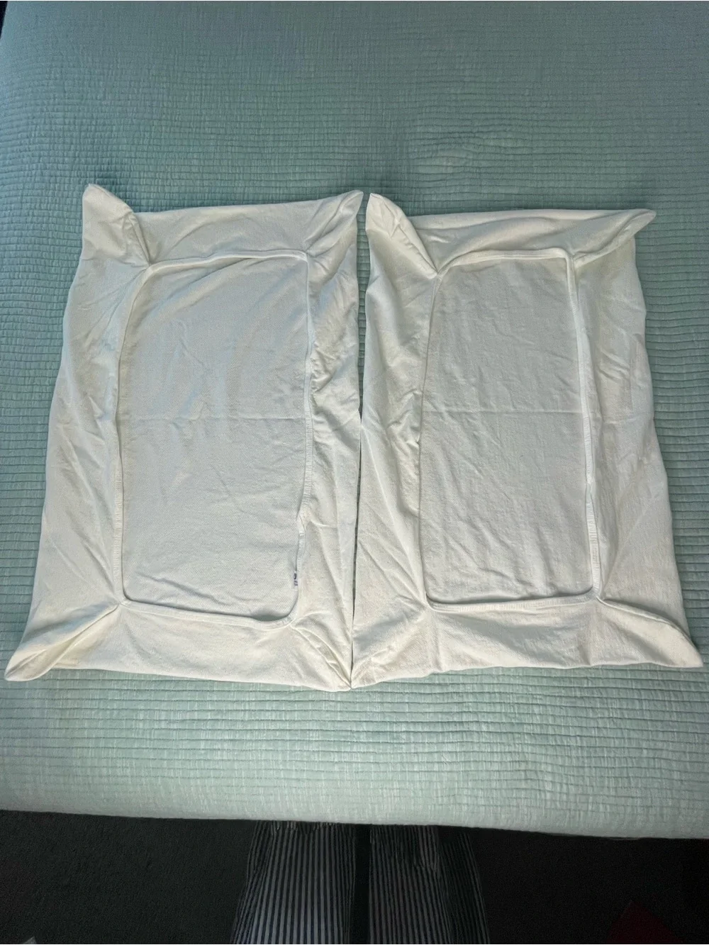 Vtg Domestic Fabrics Made in USA 100% Cotton Thick Waffle Fitted Bassinet Sheets